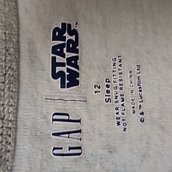 Gap Star Wars Disney Princess Leia Chewbacca Han Solo Darth Vader R2D2 Sleep 12 - Picture 3 of 4